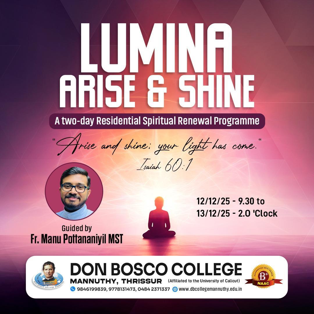 Lumina 2025: Two-Day Spiritual Renewal at Don Bosco College